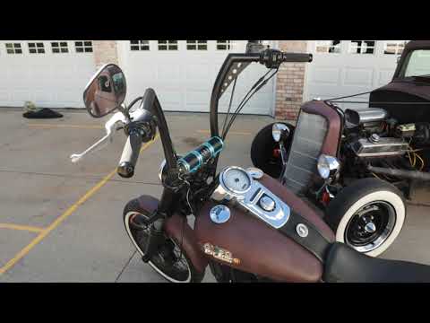 1932 Plymouth Rat Rod and Harley Davidson Rat Bike Combo