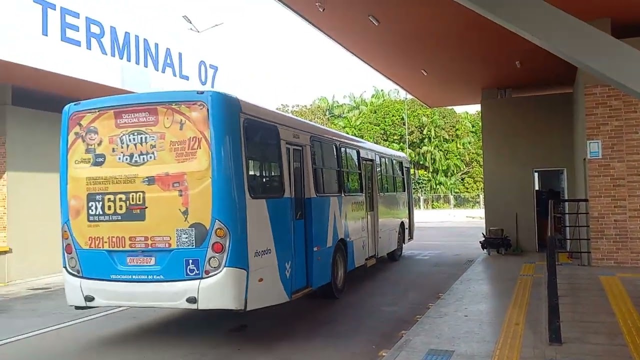 Movimentação Dos Ônibus De Manaus No Terminal 7 No Tarumã