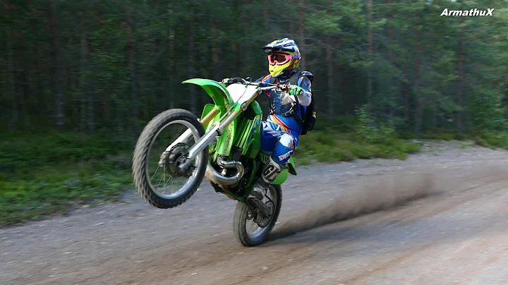 Kawasaki KX500cc Two Stroke Braaps | Raw