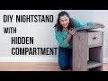 DIY nightstand with secret compartment and drawer DIY nightstand with secret compartment and drawer
