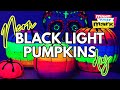 Black Light Neon Pumpkins