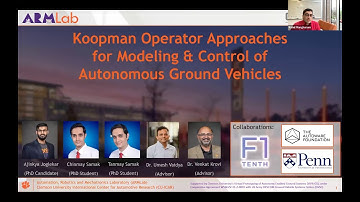 Autoware CoE Seminar - Koopman Operator for Modeling & Control of Autonomous Vehicles