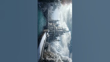 D&D | Frozen Castle & Bridges Backdrop | Animated Battle Maps