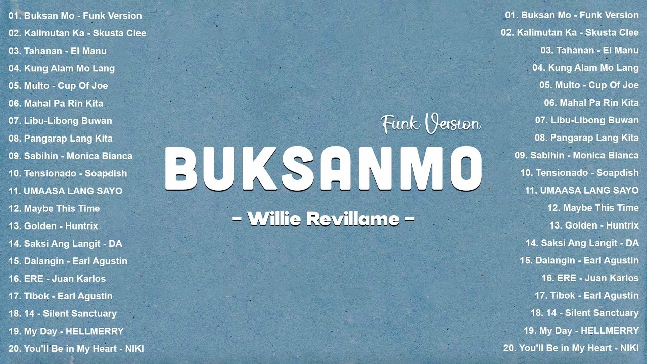Buksan Mo - Willie Revillame ( Funk Version) Best OPM Viral Tiktok 2026 - New Tagalog Love Songs
