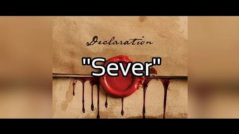 Red - Sever [Lyric Video]