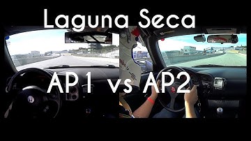 S2000 AP1 vs AP2 Hot Laps and Track Day Shenanigans at Laguna Seca