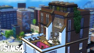 PENTHOUSE TOUR- Stream Build | Sims 4