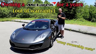 2 years of owning a McLaren out of warranty