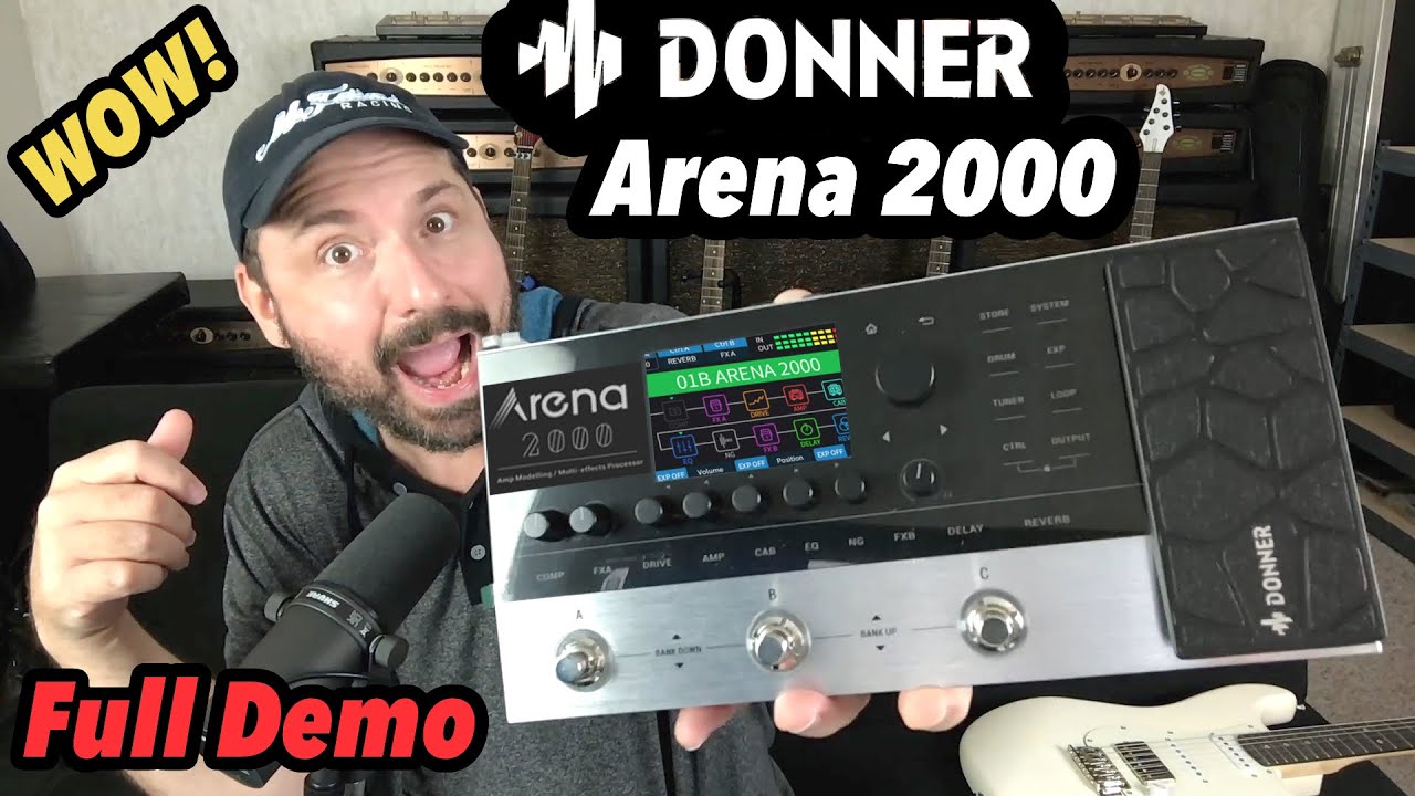 ギター Donner Arena 2000 Donner Arena 2000 Beginner Guide Demo Review - Guitar Multi