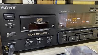 SONY最高級DATデッキ】DTC-1500ES - YouTube