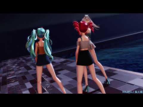 【MMD】泳池派对你不来吗~只能看不许摸哦！ライアーダンス（Liar Dance）
