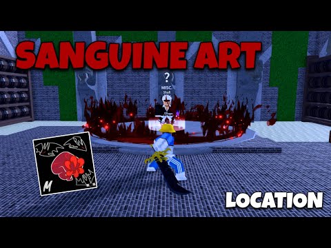 How to get Sanguine Art in Blox Fruits - Harpoon & Leviathan's Heart 