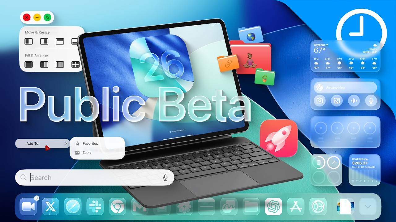 Video till Apple har släppt en rad publika betor