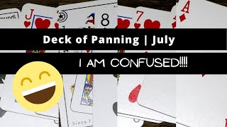 Deck of Panning 2021 July | Project Panning Update 6 | Confusing Myself