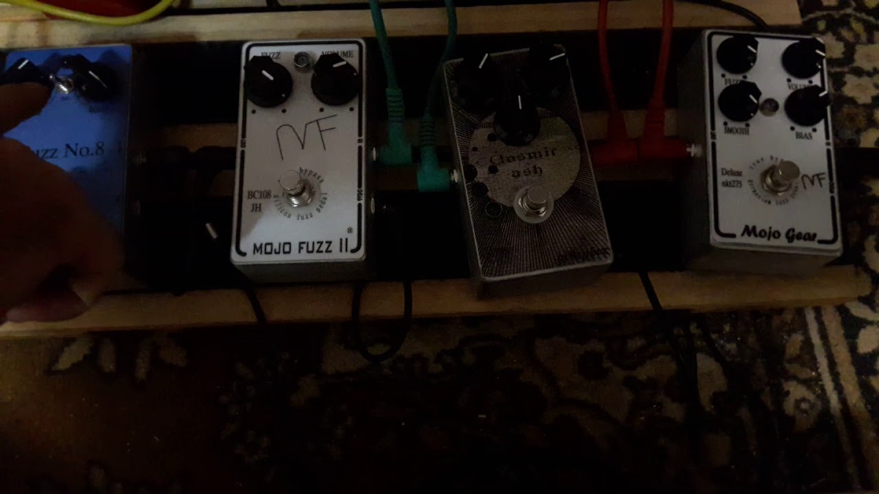 Four Mojo Gear Fx Fuzz Pedals shootout