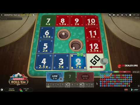 MONOPOLY Roll'em Live from Evolution