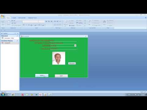 Learn How to Save and Display Photos with  Access VBA. Step by step. Step 5