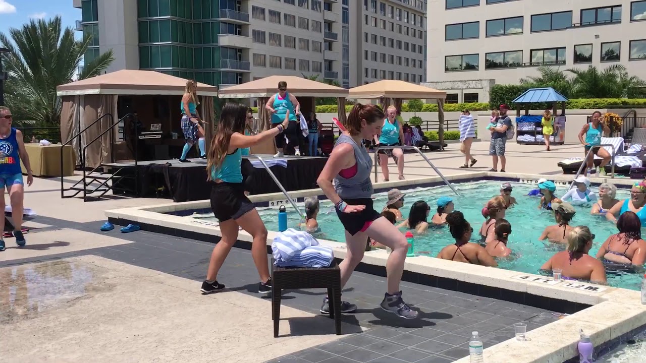 Aqua Zumba 2019 Post Convention MC Team Bluetah 