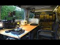 [119]大雨の車中泊旅｜家よりも居心地が良い私の秘密基地｜静かな車載冷蔵庫APL20（ICECO）が登場｜ASMR