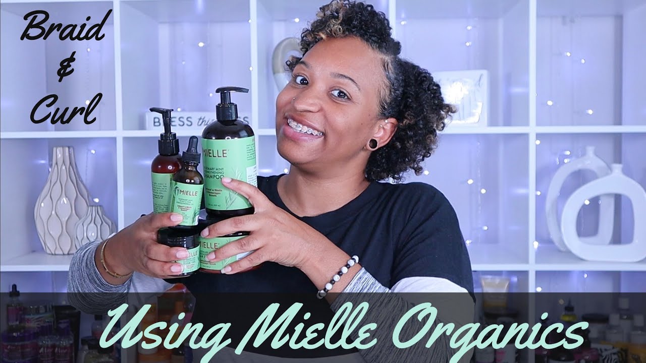 Using Mielle Organics Rosemary Mint Collection to Strengthen Brittle