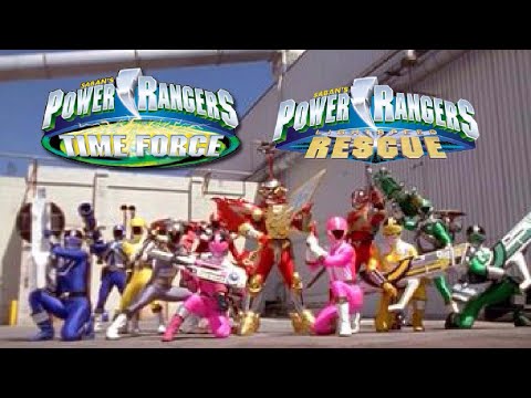 Power Rangers Time Force/Lightspeed Rescue Team Up - Alternate Opening