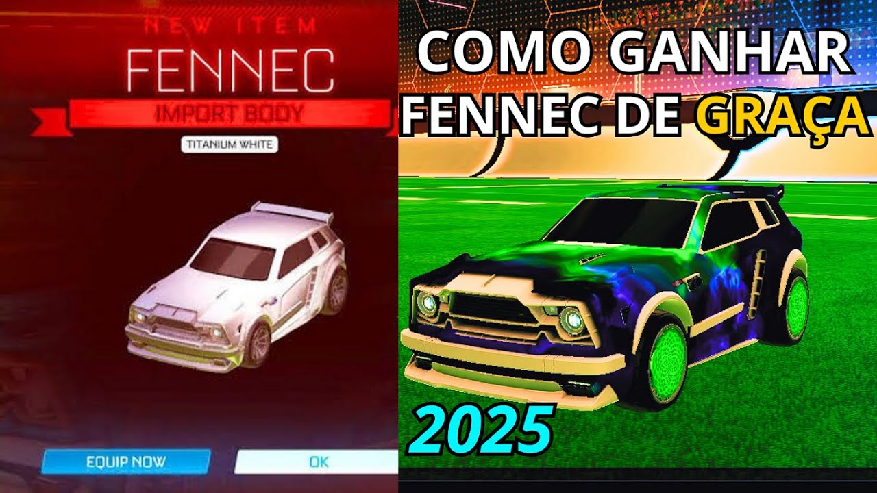TODOS OS METODOS PARA GANHAR O FENNEC DE GRAÇA 2025 [Rocket League]