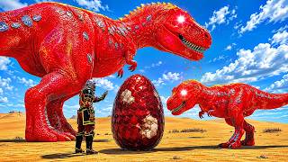 EM BUSCA DO DINOSSAURO REX + PODEROSO DO ARK SUPER MODS -...