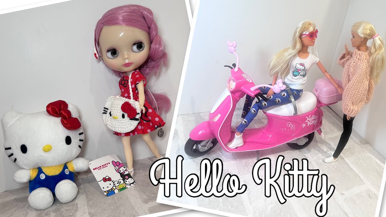 Веселые куклы Hello Kitty