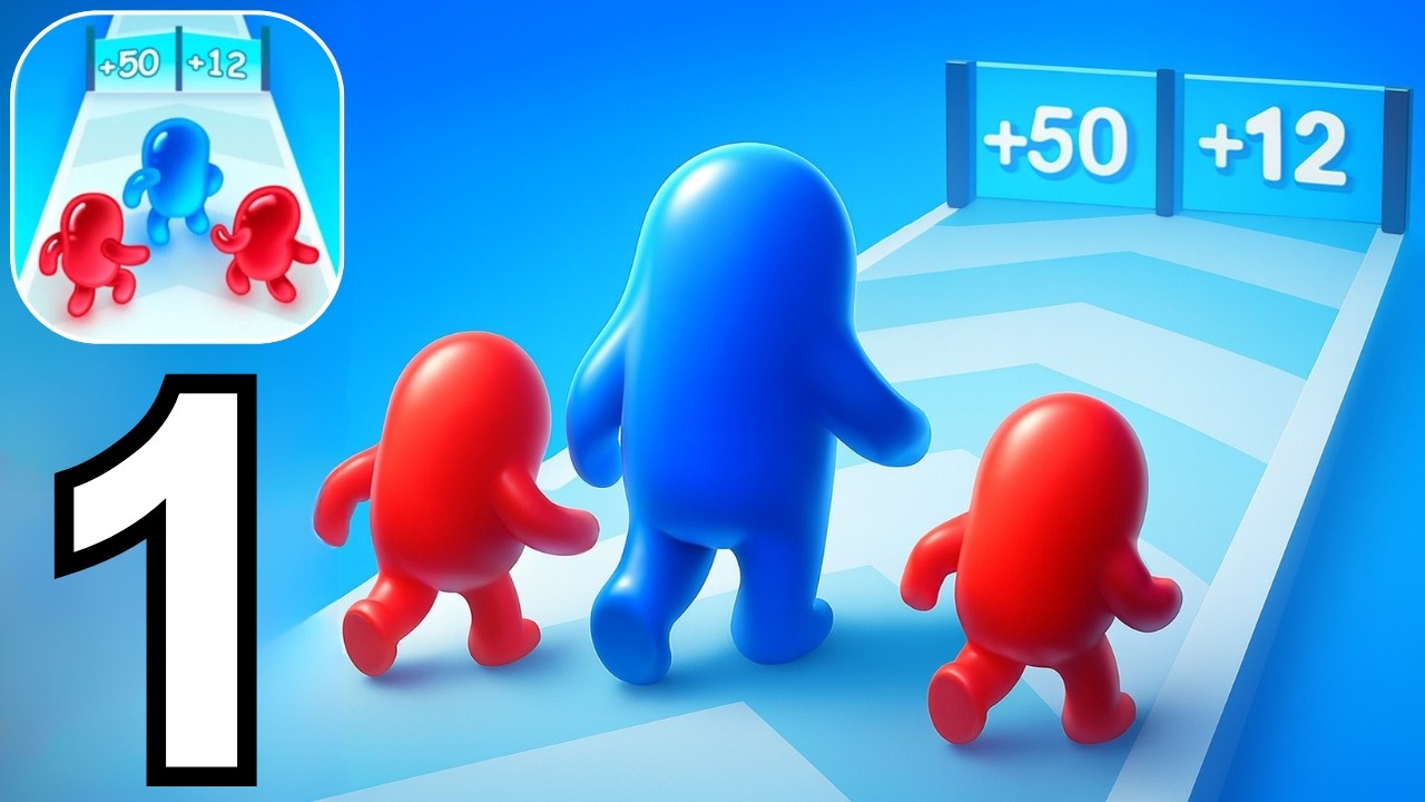 Join Blob Clash 3D: Mob Runner Part 1 Gameplay Walkthrough Android IOS