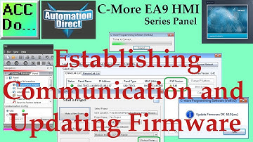 C-More EA9 HMI Series Panel Communication and Updating Firmware