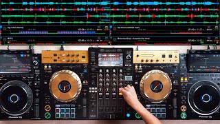 PRO DJ DOES INSANE MIX ON GOLD XDJ-XZ & CDJ-3000 - Creative DJ Mixing Ideas  for Beginner DJs