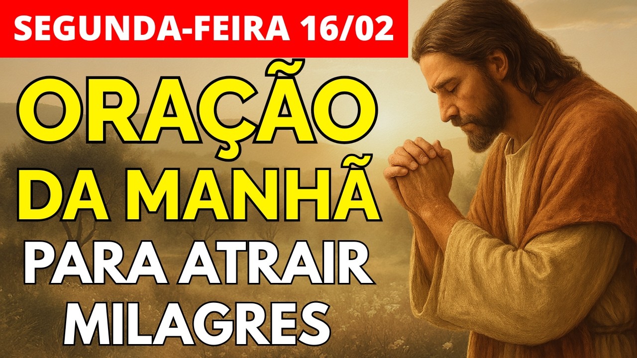 Oração da Manhã 16/02 | Segunda-Feira de Milagres e Bênçãos