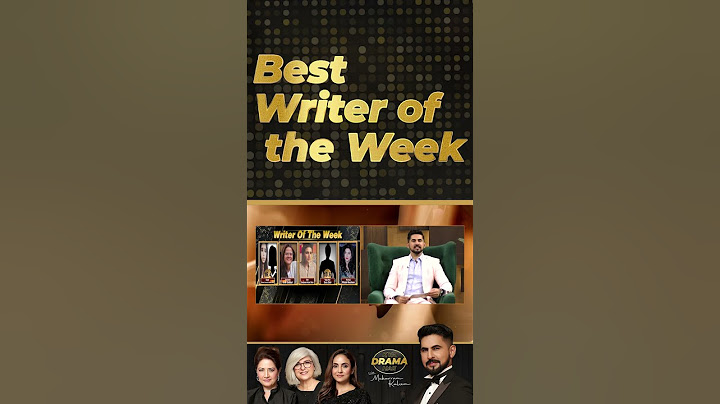 Best Writer Of The Week Of The Week | Drama Review | Kya Drama Hai With Mukarram Kaleem