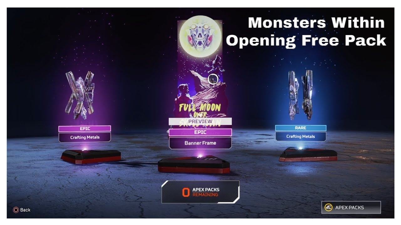 OPENING *FREE* MONSTERS WITHIN PACK (week 2 rewards) | Apex Legends Monsters Within Event