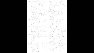 Grade 9 Agriculture and Nutrition Paper 1 End of Term 2 2025 Exam