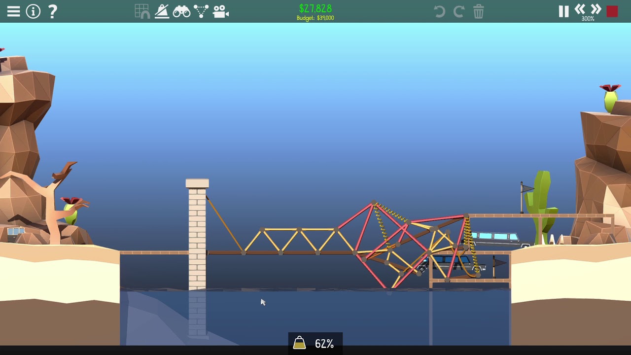 Poly Bridge 2 Master Mode : Level 4-04 Solution