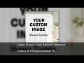 Custom Shower Curtain Bathroom Waterproof Curtains 3D Printing Customized Photo Polyester Bath