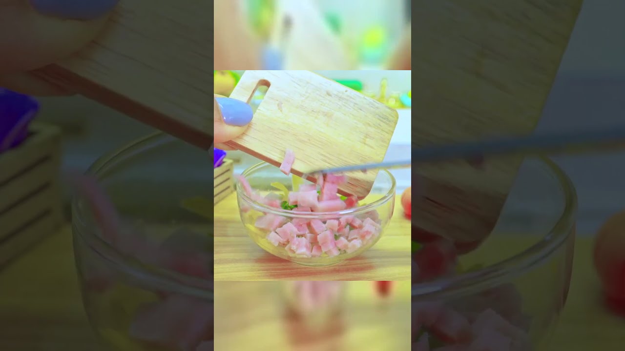 Miniature cooking | Miniature Egg Potato Fry Recipe 