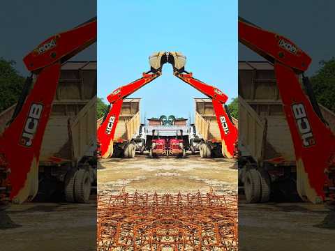 DAMPER damper 💯🔥💯#jcb #tractor #case #bolldozer #excavator #bus #road #roller