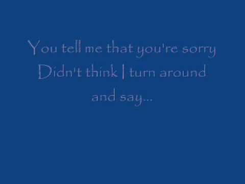 Apologize- Timbland ft. LYRICS