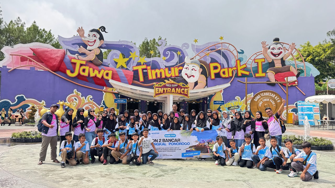 SDN 2 BANCAR PONOROGO TRIP TO JATIM PARK 1 || NEW STAR TRANSWISATA