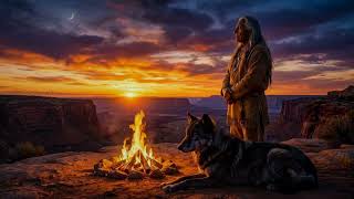 Native American Flute Sleep Music 🕊️ Healing Frequencies & Nature Sounds with Rain and Birds