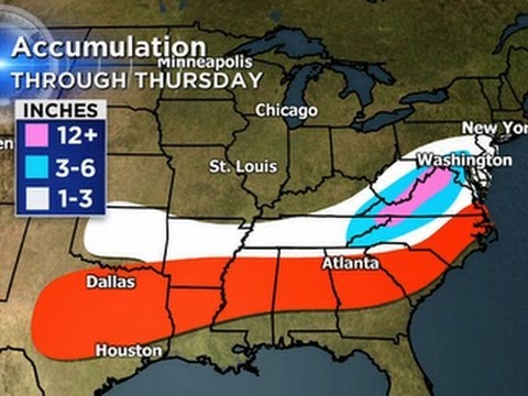 Weather forecast: Snow and freezing rain to move to Northeast