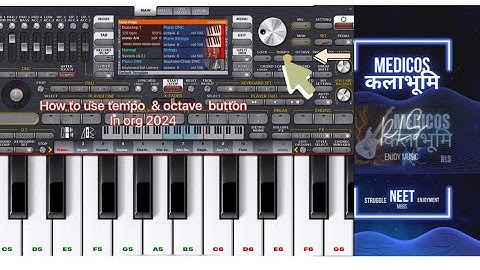 How to use tempo and octave button on org 2024 #org2024 #piano