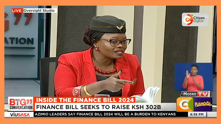 The Big Conversation | Oversight Studio: Finance Bill 2024/25
