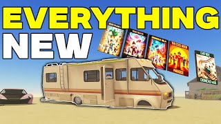 DUSTY TRIP RV UPDATE(comic books, new cars, new item & more) ROBLOX