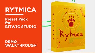 Bitwig Preset Pack RYTMICA - Organic Pulsing Arpeggio Patches
