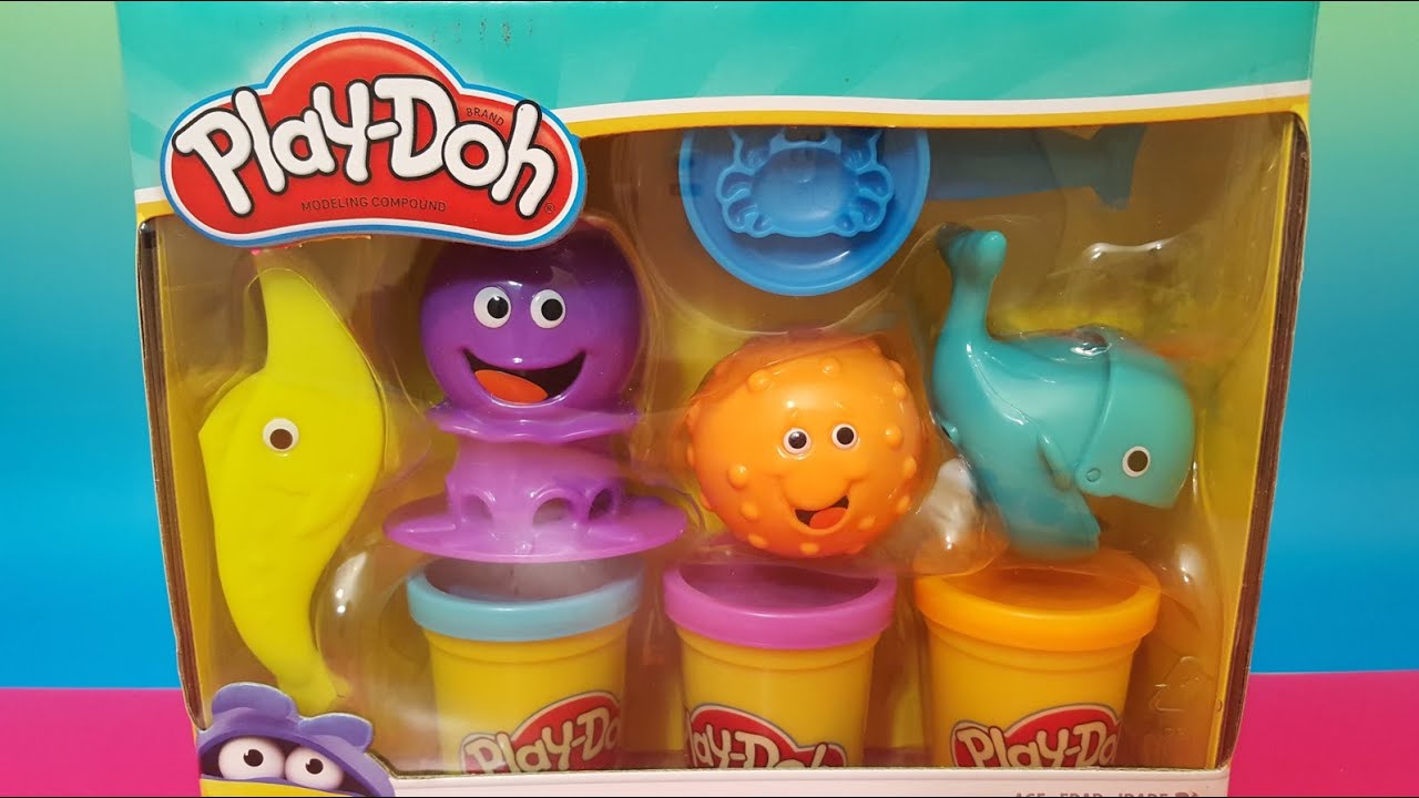 PlayDoh Ocean Tools Hasbro MsDisneyReviews playdoh toy review YouTube