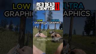RDR2 Pistol Comparison | Low Vs Ultra #rdr2 #shorts #gaming #graphics #reddeadredemption2