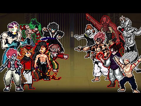 All Upper Moons VS All Cursed Spirits